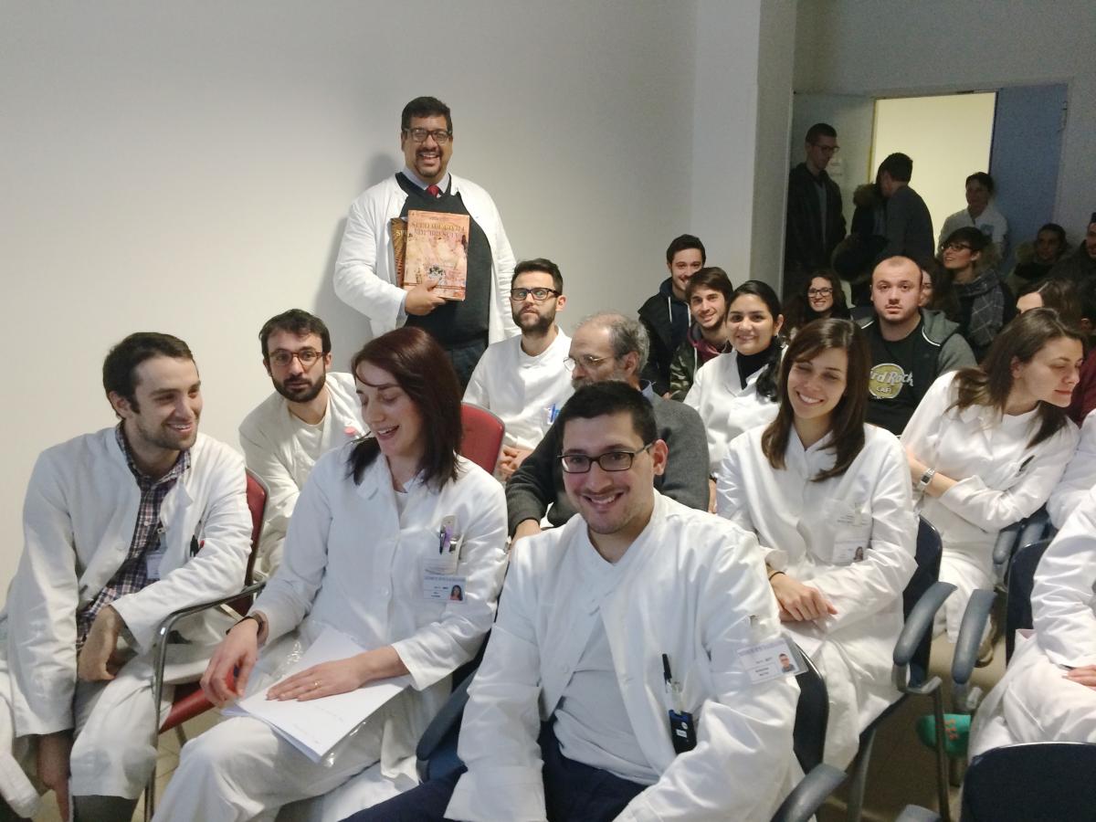 Encerramento do período de Professor Visitante do Professor Claudio Tinoco Mesquita no Spedalle Civilli e Universitá Degli Studi di Brescia em 15 de janeiro de 2016.