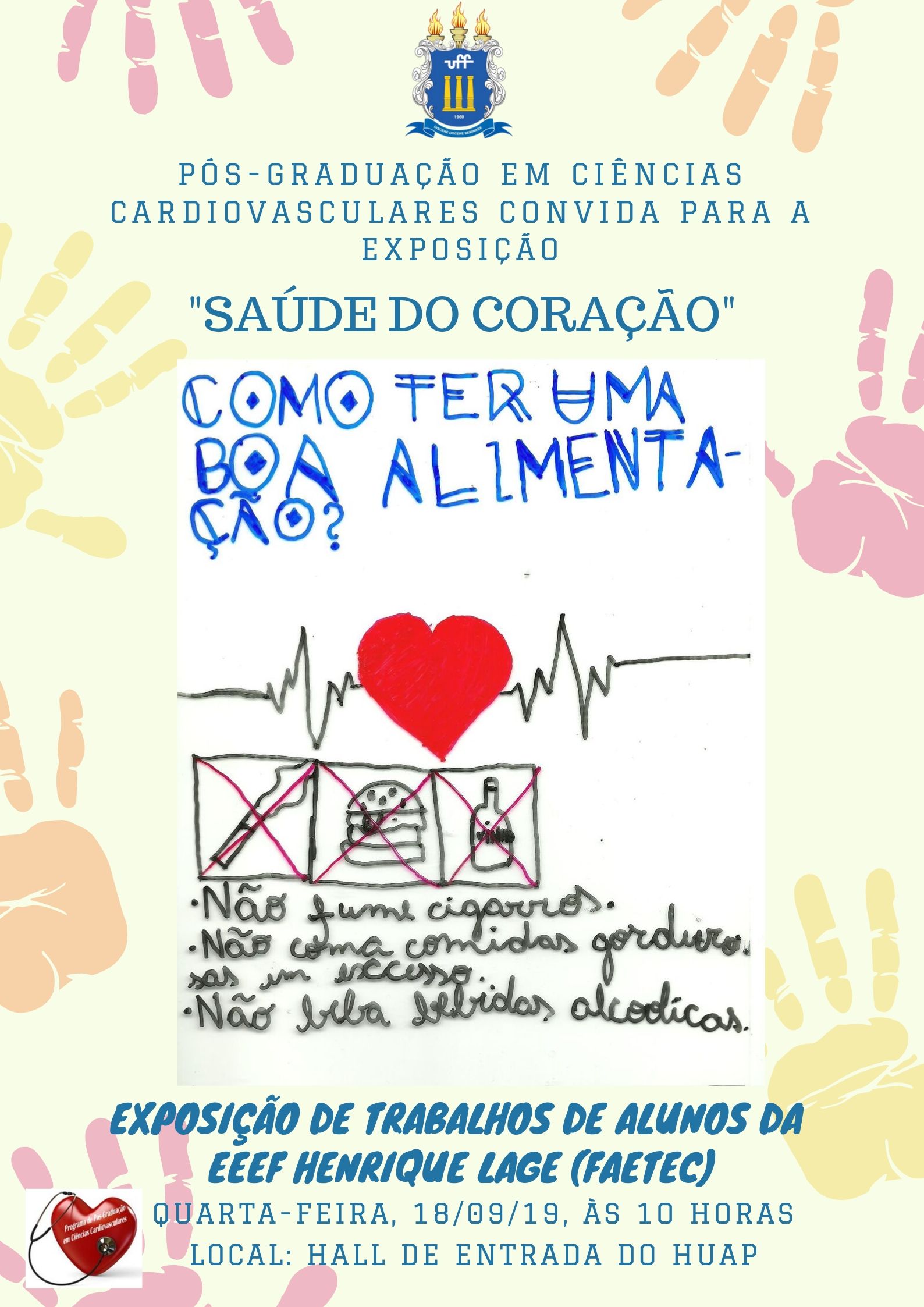 PPGCCV REALIZA EVENTO SOBRE “SAÚDE DO CORAÇÃO” NA ESCOLA ESTADUAL DE ENSINO FUNDAMENTAL HENRIQUE LAGE E NO HUAP