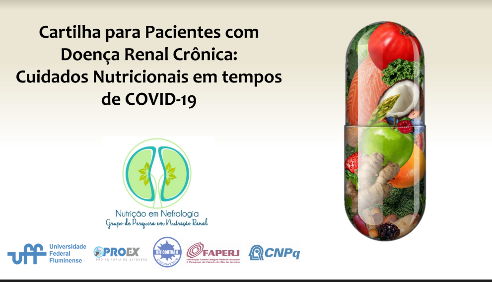 Cartilha para Pacientes com Doença Renal Crônica: Cuidados Nutricionais em tempos de COVID-19