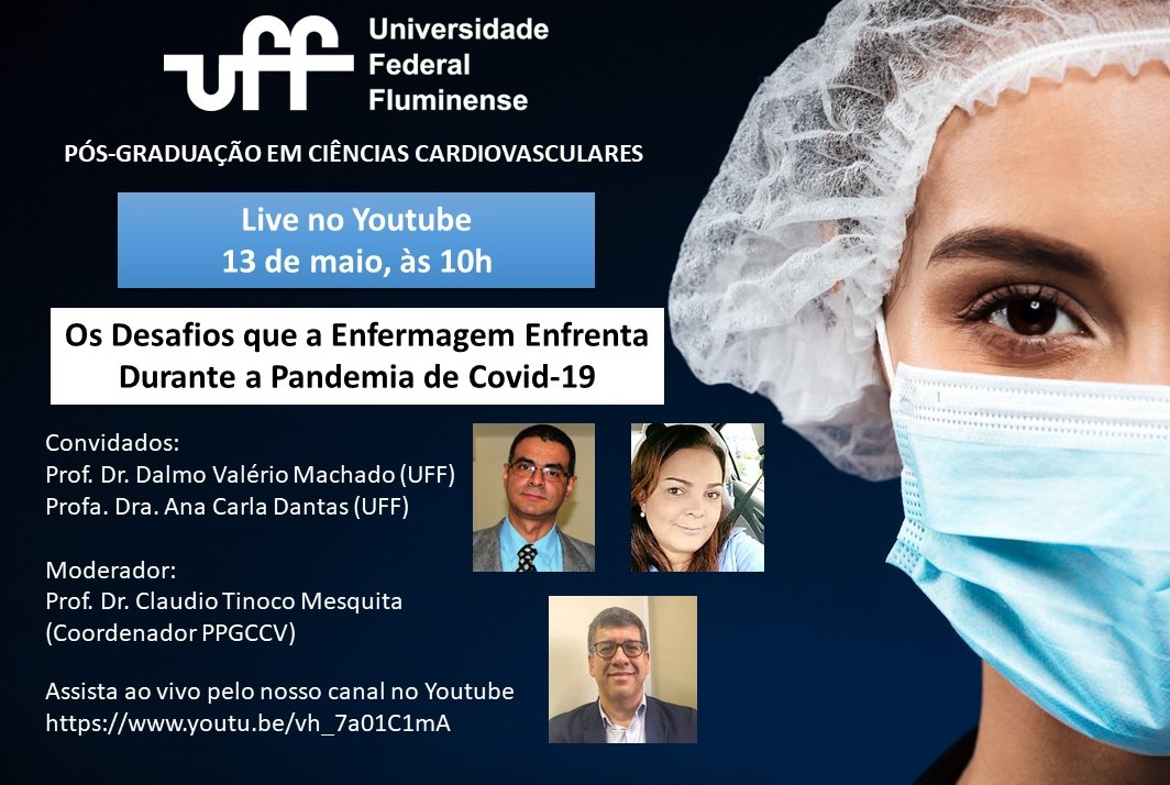 LIVE no Youtube: Enfermagem e Covid-19 – 13/05/2020 – 10h