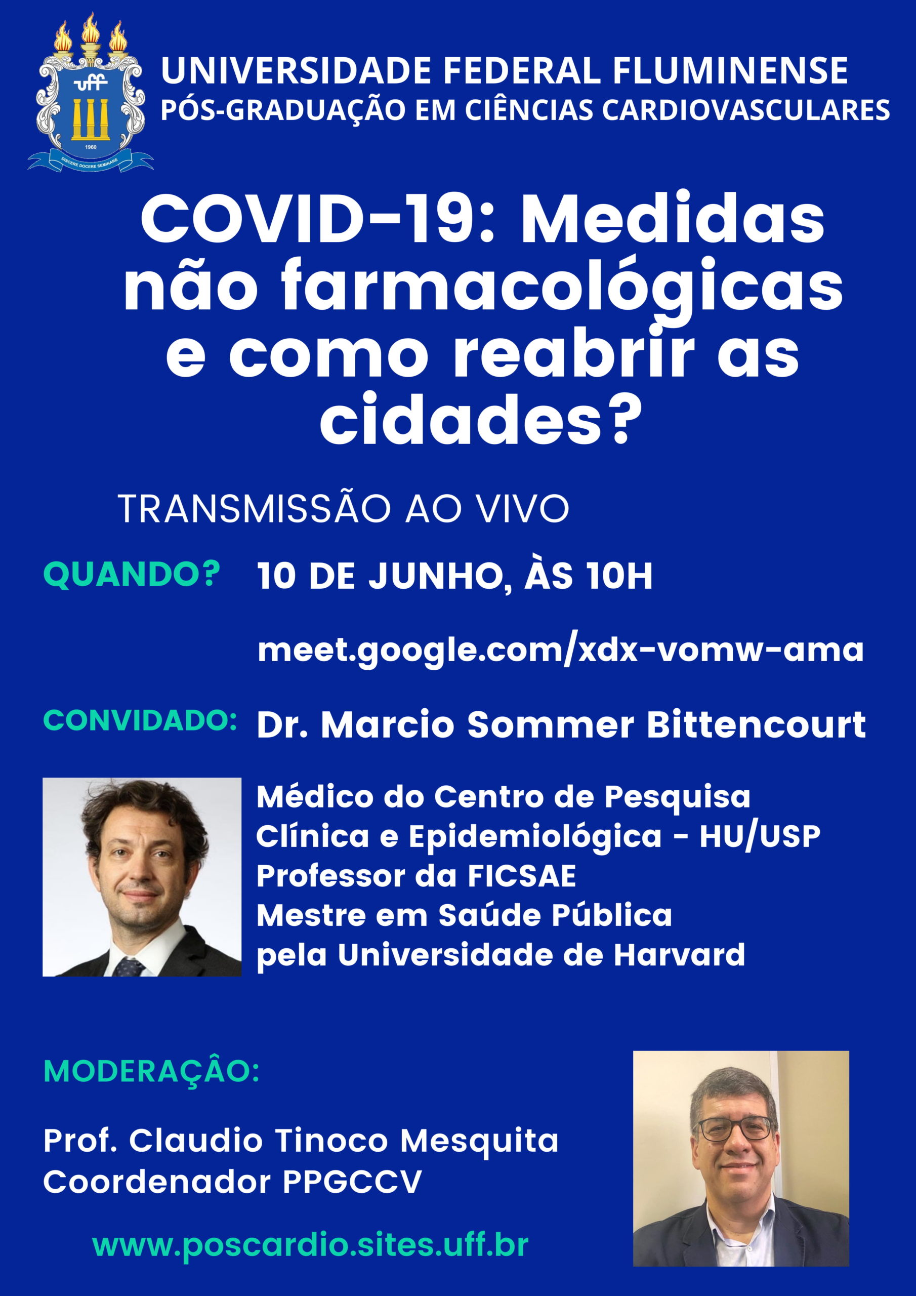 LIVE: Impacto das Intervenções não farmacológicas e como reabrir as cidades? – 10/06/2020 – 10h.