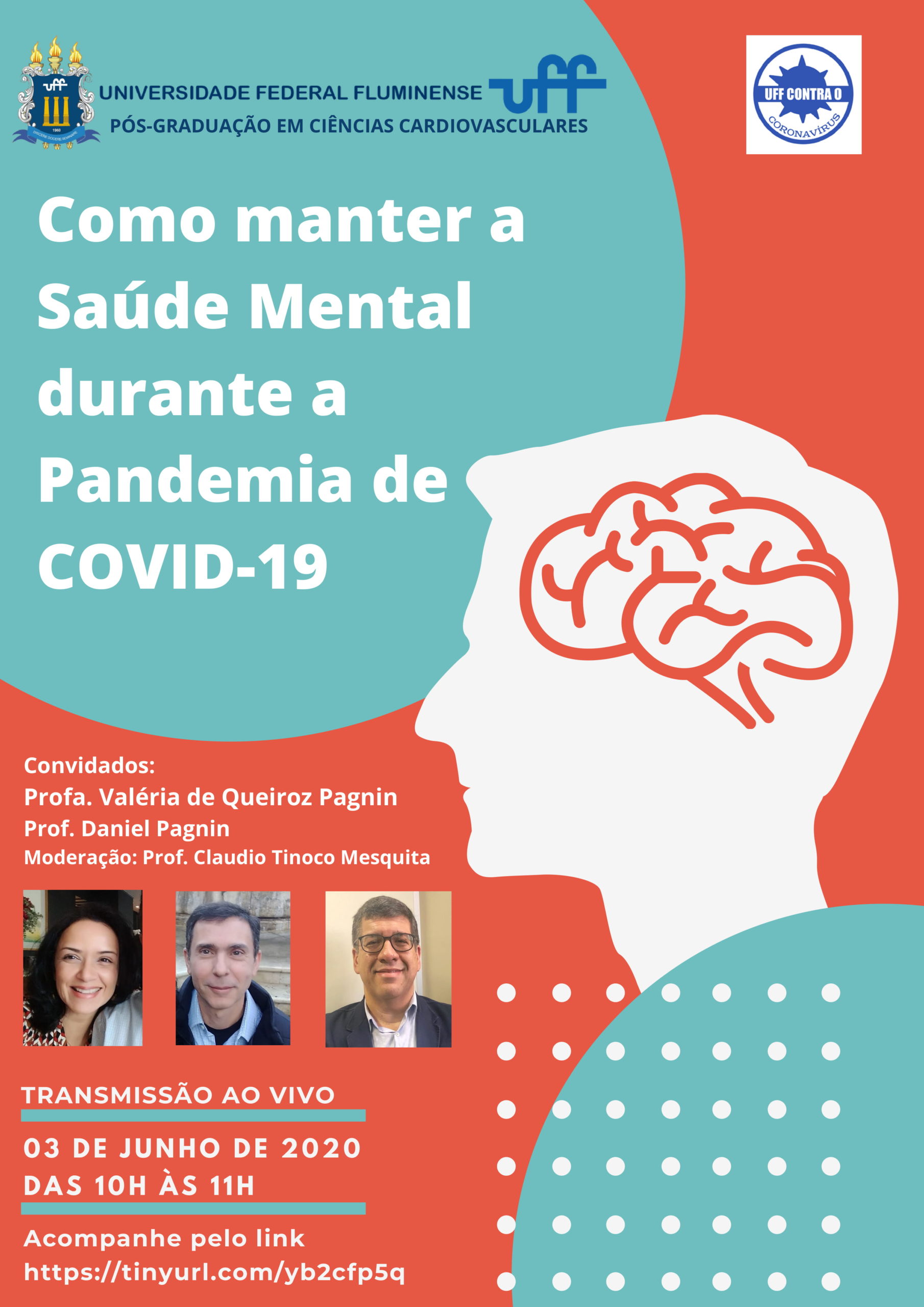 LIVE: Como manter a Saúde Mental Durante a Pandemia de COVID-19 – dia 03/06/2020 – 10h.