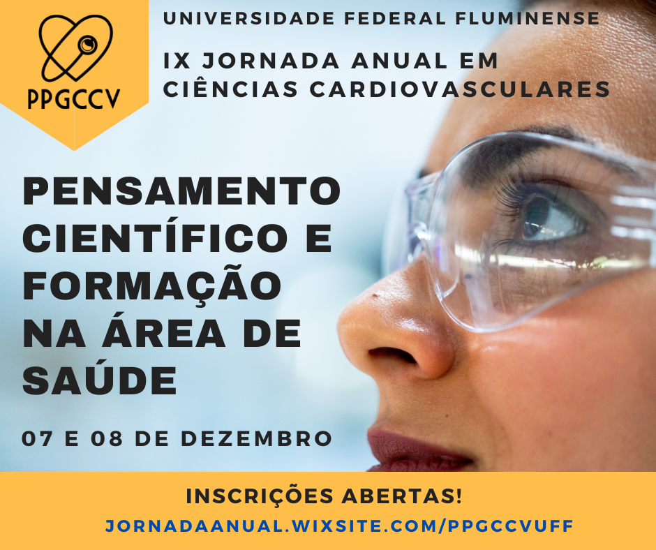 IX Jornada Anual em Ciências Cardiovasculares – 07 e 08 de dezembro – Inscrições abertas até 03/12!