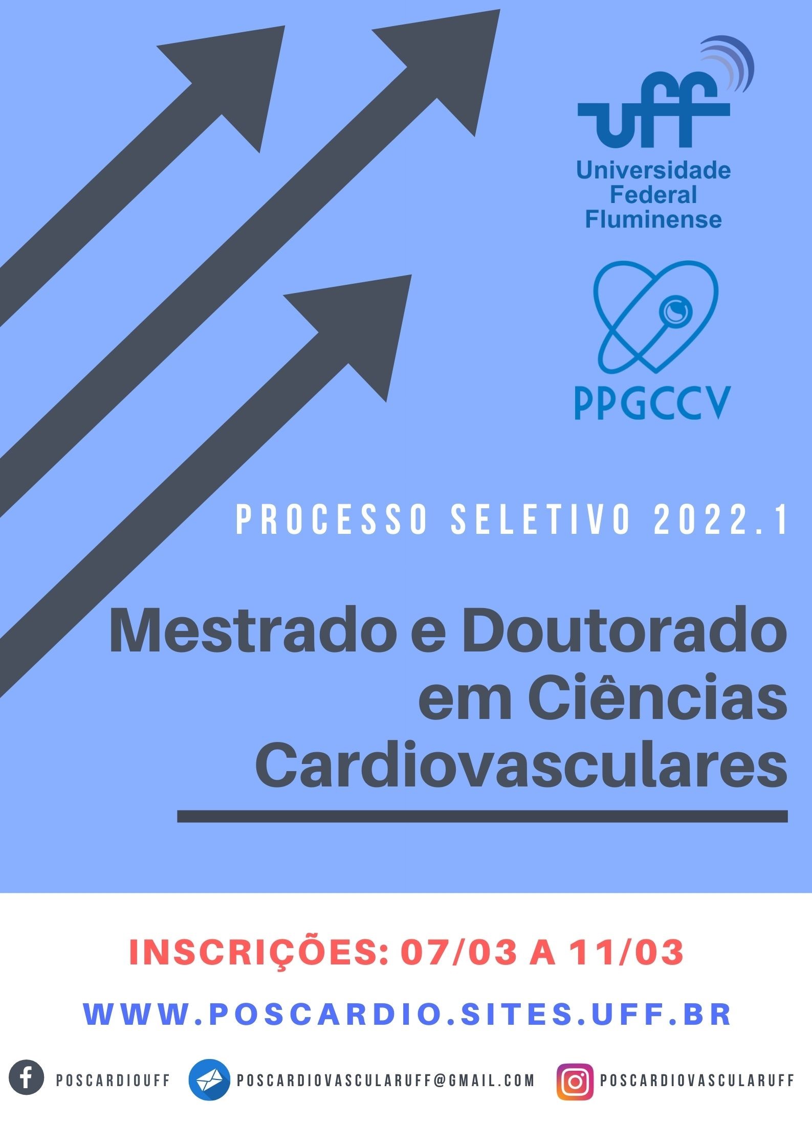 Resultado da final da seleção 2022/1 para o Mestrado e Doutorado em Ciências Cardiovasculares.