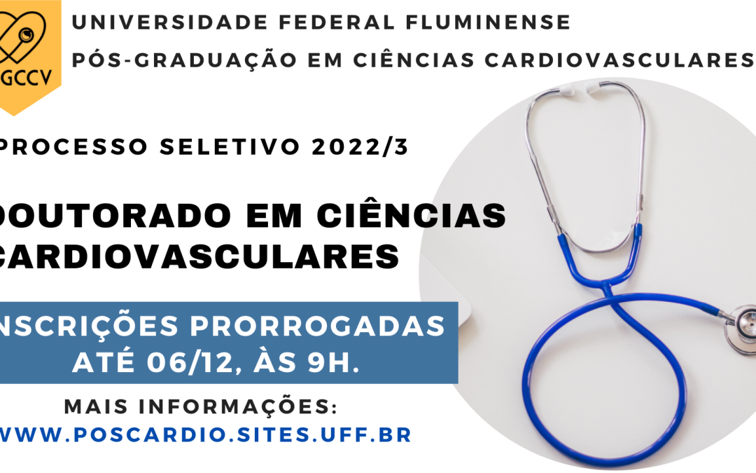 Seleção 2022/3 para o Doutorado em Ciências Cardiovasculares – Resultado final