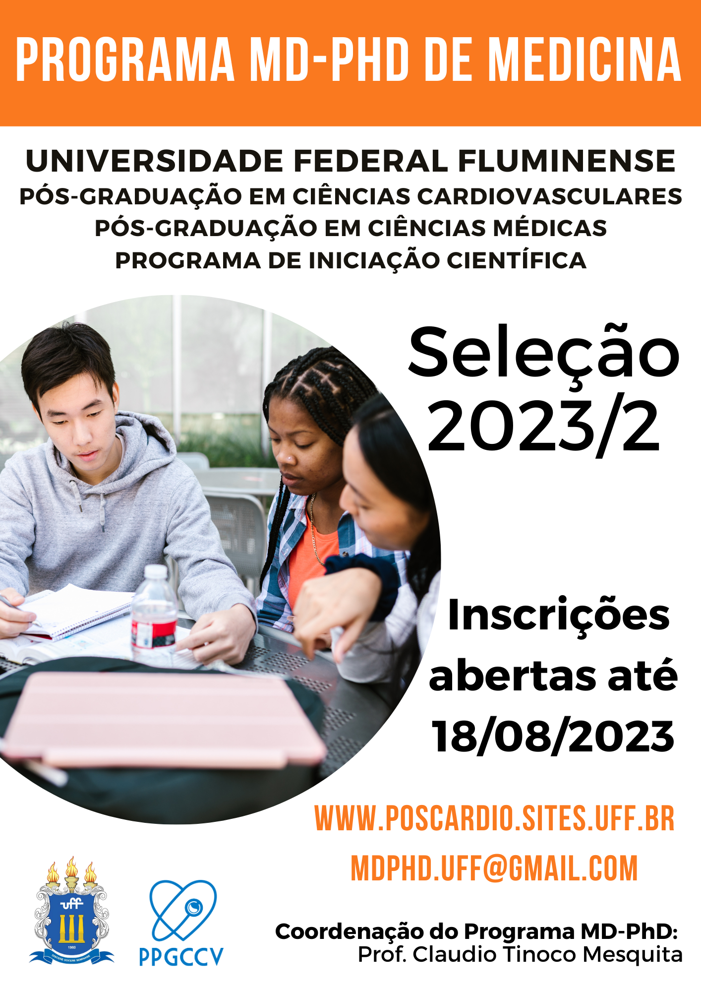 Seleção 2023/2 para o Programa MD-PhD – Inscrições encerradas!