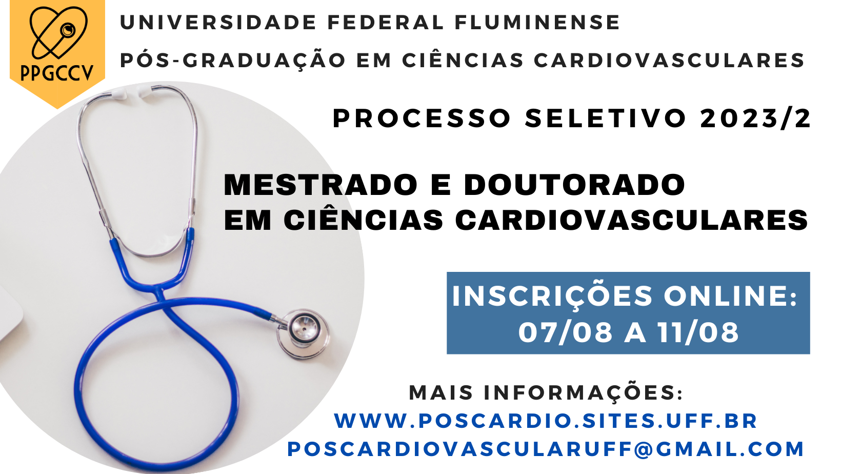 Processo seletivo para o Mestrado e Doutorado em Ciências Cardiovasculares 2023/2 – Orientações para a 2a fase